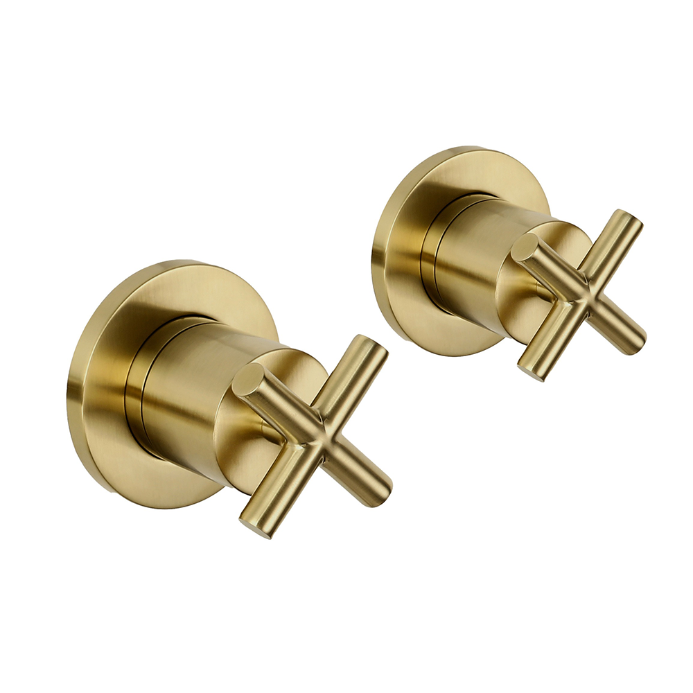 traditional bathroom tap gold valve